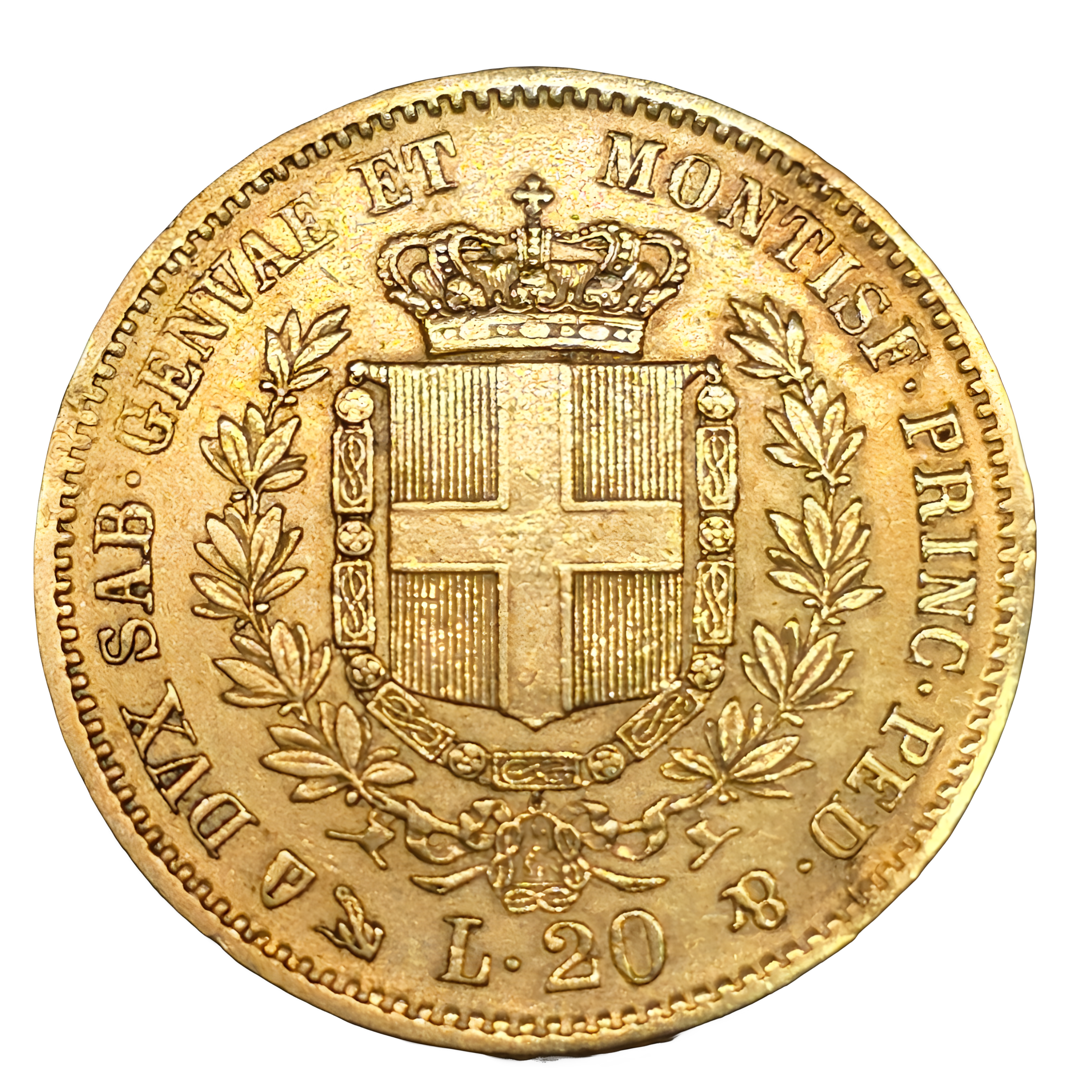 20 Lire Vittorio Emanuele II - immagine 2